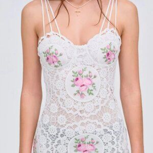 Bordeaux Mini Dress | For Love & Lemons